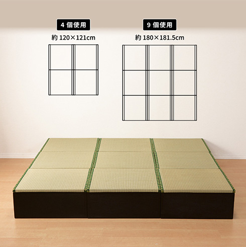 収納機能を搭載した一人用の畳スペース　「タタミ座」の汎用性が高くて便利そうだと話題に