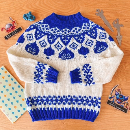 手編みニット　ハンドメイド