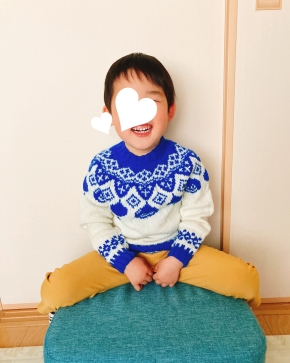 手編みニット　ハンドメイド