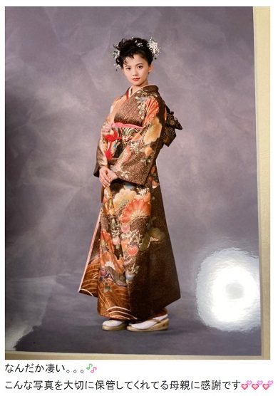 華原朋美の成人式