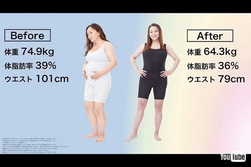 11キロの減量に成功した華原朋美