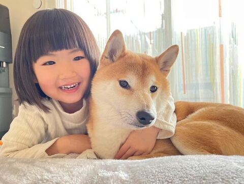 笑顔ツーショット