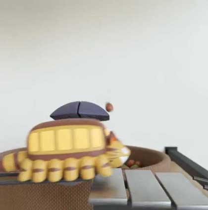 無限 風のとおり道 演奏装置 CG ジブリ となりのトトロ