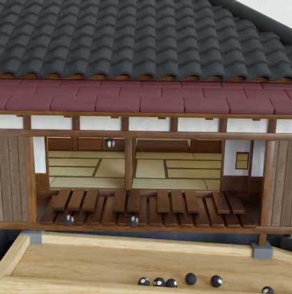 無限 風のとおり道 演奏装置 CG ジブリ となりのトトロ