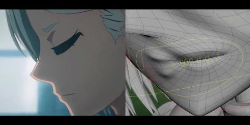 3DCGでアニメ的な口の表現