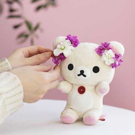 コリラックマ.チャイロイコグマ　いちご　ぬいぐるみ なかよしさくらんぼぬいぐるみXL コリラックマ チャイロイコグマ