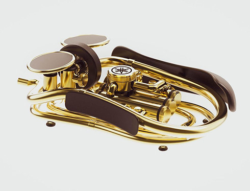 金管楽器やエンジンモーターがモチーフ　ヤマハが考案したマウスのデザインがかっこいい