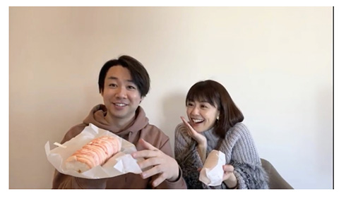 小林麻耶さんとあきら。さんの2ショット