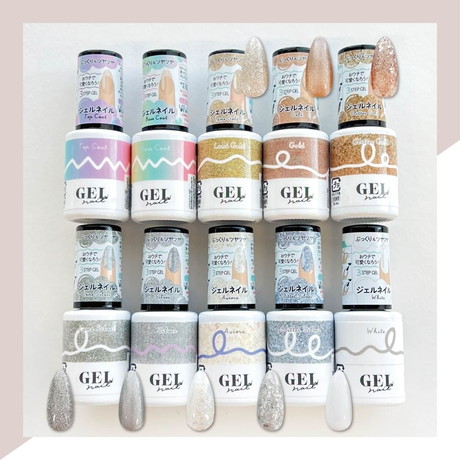 ダイソージェルネイル カラーチャート スウォッチ