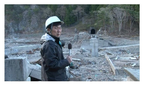 笠井信輔 東日本大震災 南三陸 石巻 当時