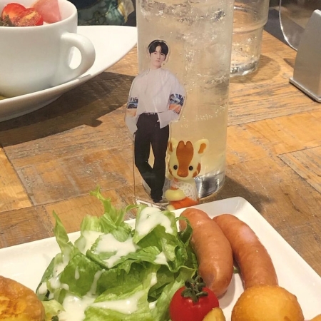 カフェとアクスタ