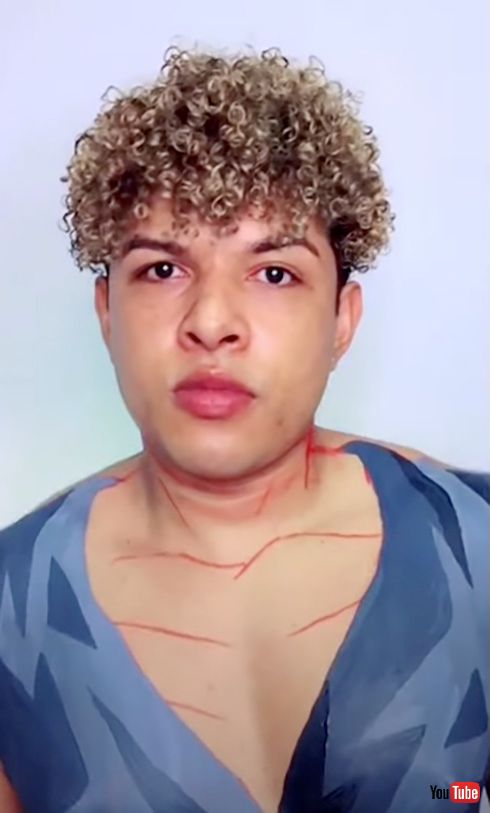 ボディーペイントで全身アニメキャラに変身！　もはや原型を留めていない二次元風メイクがすごい