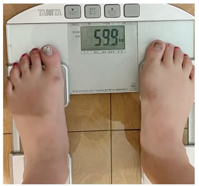 50キロ台になった華原朋美