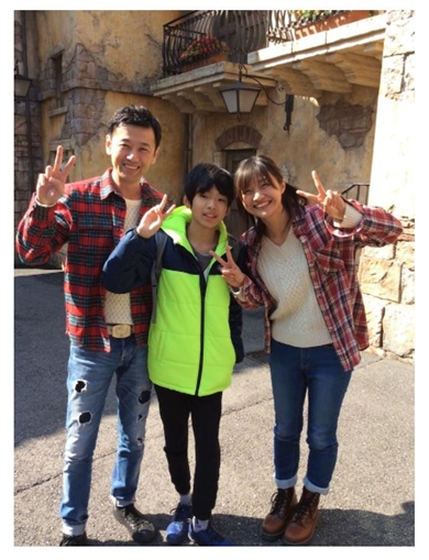 大浦龍宇一とゆりえ、息子