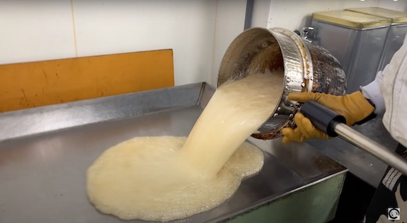 手毬あめ 製造風景 京都