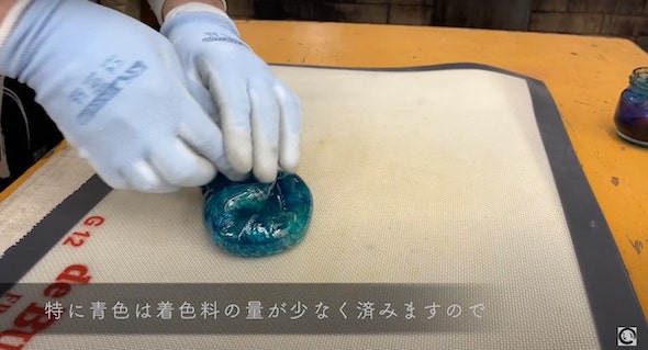 手毬あめ 製造風景 京都