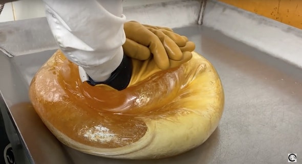 手毬あめ 製造風景 京都