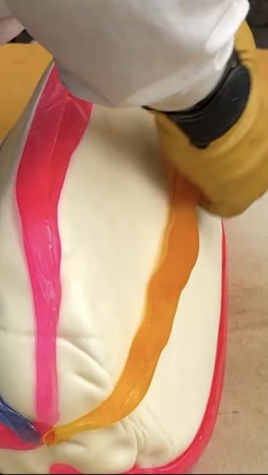 手毬あめ 製造風景 京都