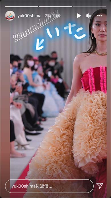 大島優子、小嶋陽菜と小泉智貴のショーに出演