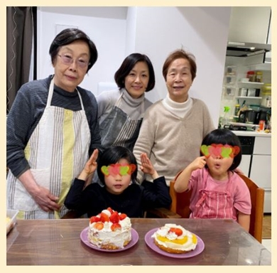 加藤貴子の家族ショット