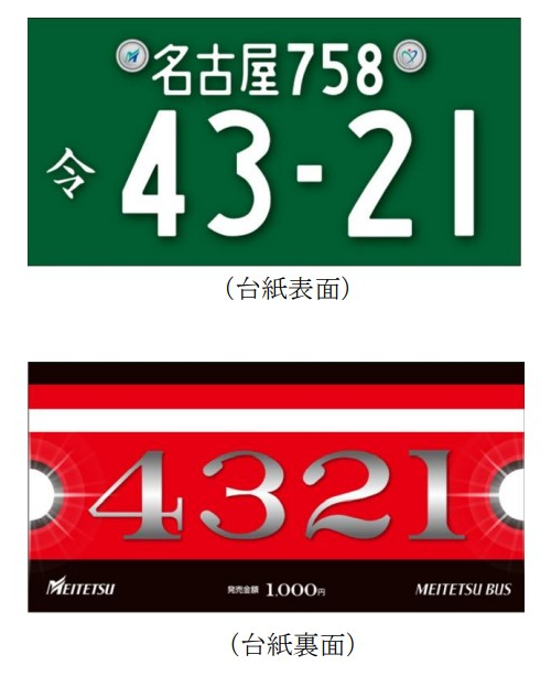 名鉄、令和4年3月21日にちなんだ「4・3・2・1」記念乗車券セット