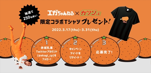 江頭2:50 ガツン、とみかん CM YouTube エガちゃんねる 逆オファー アイス 赤城乳業
