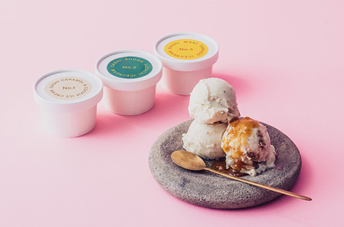 鰹節専門店にんべんがアイスクリームとコラボ　「つゆの素」や「だし巻き玉子」のスイーツに