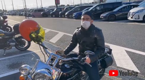 フルポン亘さんのハーレー・ソフテイルデラックス