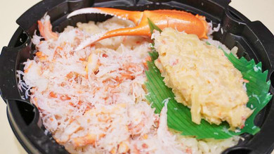 鳥取の駅弁 蟹蟹丼