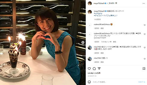 小林麻耶が2018年に撮影したポートレート