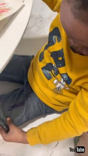 「Child with Marker on His Face Plays Innocent || ViralHog」