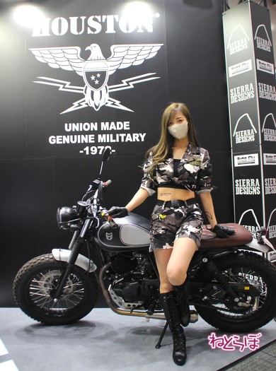 東京モーターサイクルショーの新型車展示
