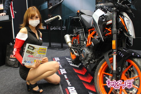 東京モーターサイクルショーの新型車展示