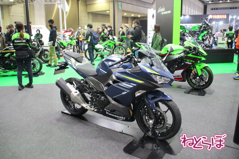 東京モーターサイクルショーの新型車展示