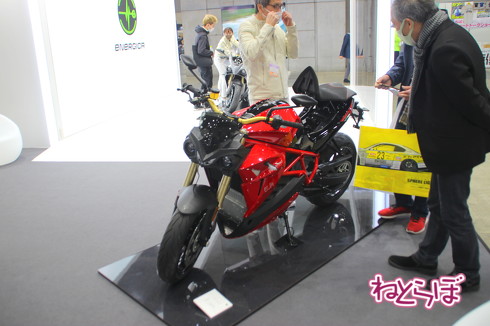 東京モーターサイクルショーの新型車展示