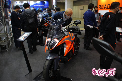 東京モーターサイクルショーの新型車展示