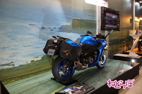 東京モーターサイクルショーの新型車展示