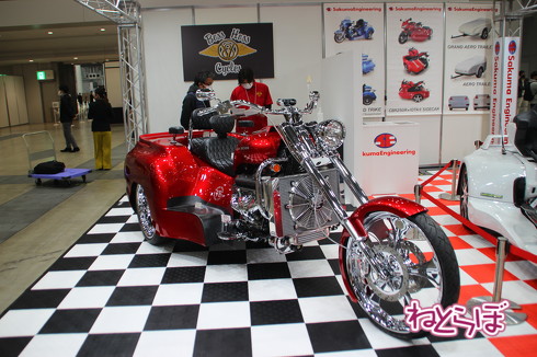 東京モーターサイクルショーの新型車展示