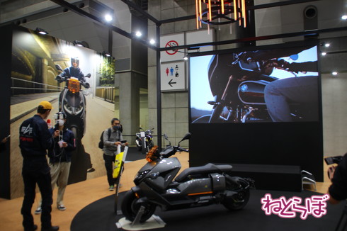 東京モーターサイクルショーの新型車展示