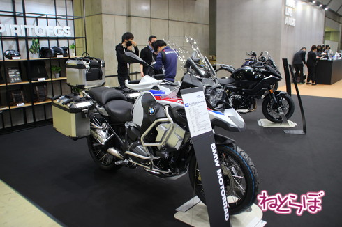 東京モーターサイクルショーの新型車展示