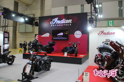 東京モーターサイクルショーの新型車展示