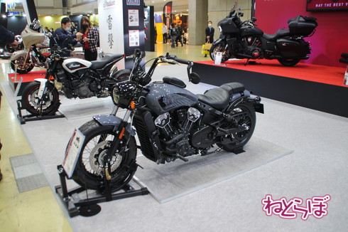 東京モーターサイクルショーの新型車展示