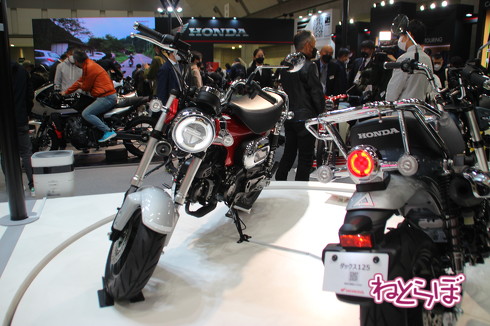 東京モーターサイクルショーの新型車展示