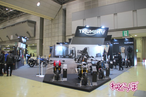 東京モーターサイクルショーの新型車展示