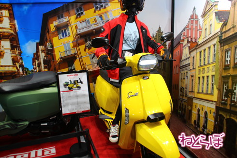 東京モーターサイクルショーの新型車展示