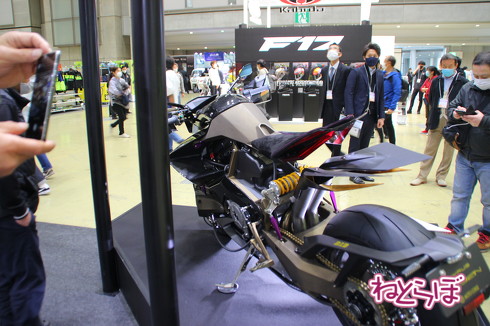 東京モーターサイクルショーの新型車展示