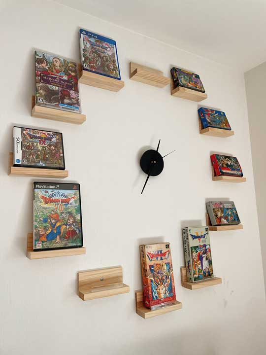 長男 制作 ドラクエ 時計 壁 パッケージ