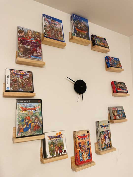 長男 制作 ドラクエ 時計 壁 パッケージ