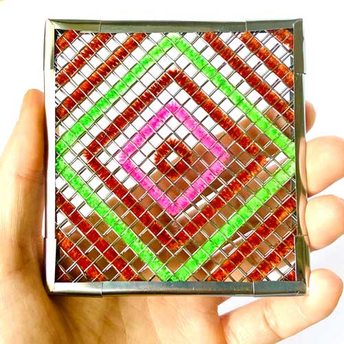 混合水栓 クリスタルハンドル 指輪 回せる 蛇口 ミニチュア ハンドメイド