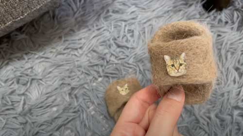猫の毛で作れるもの
